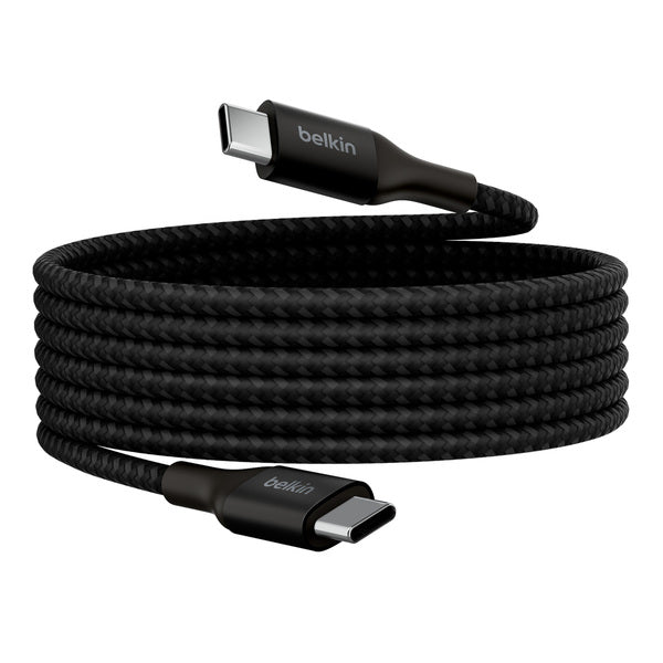 Cable USB-C a USB-C 240W de 2.0 Mt trenzado Belkin