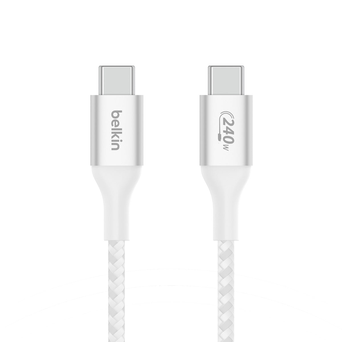 Cable USB-C a USB-C 240W de 2.0 Mt trenzado Belkin