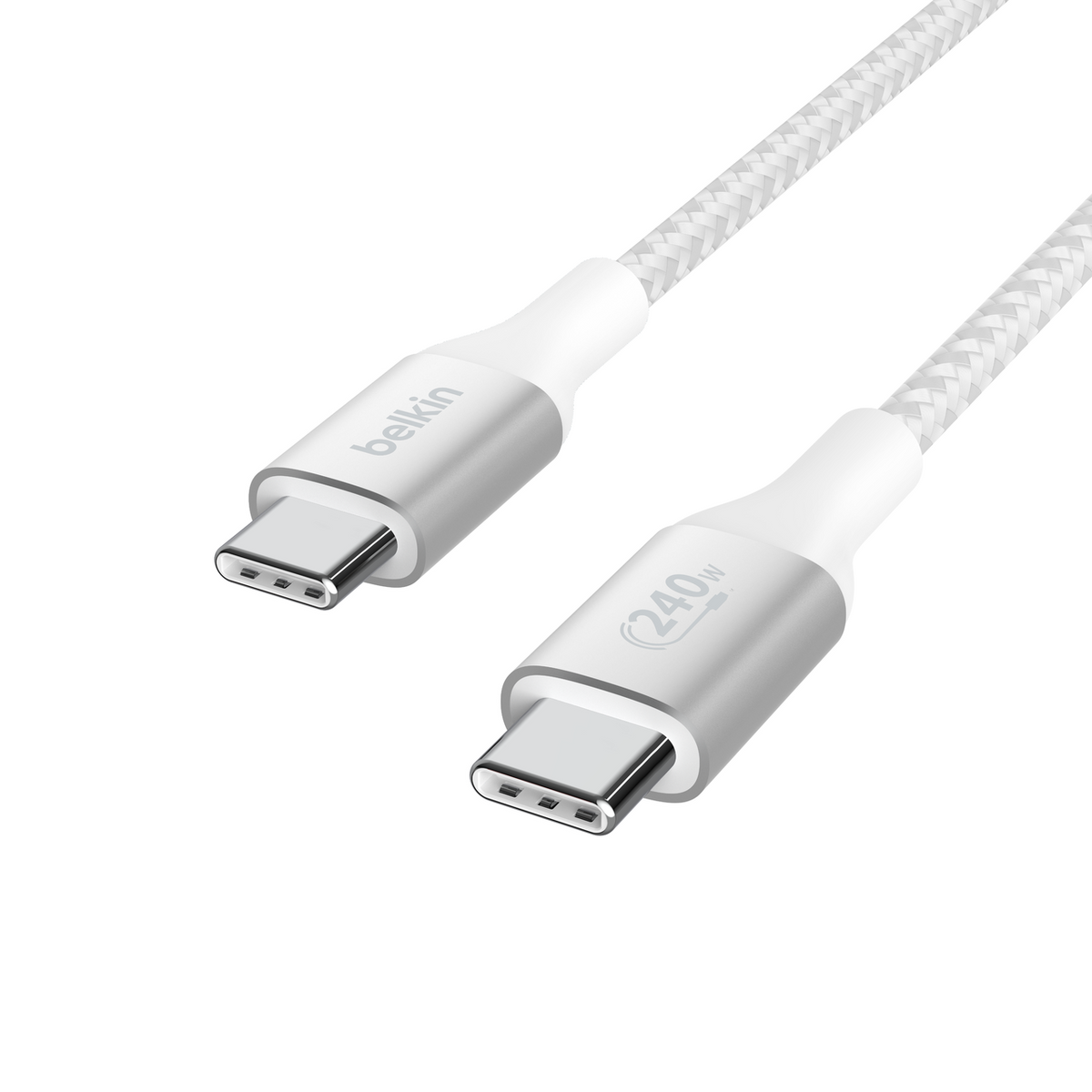 Cable USB-C a USB-C 240W de 2.0 Mt trenzado Belkin
