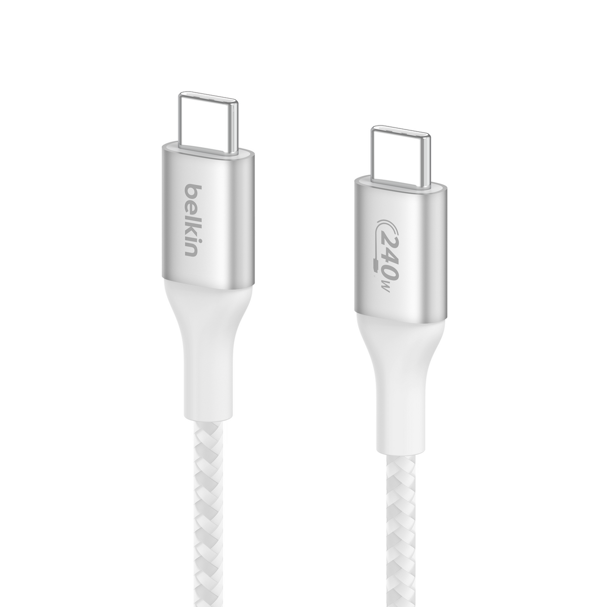 Cable USB-C a USB-C 240W de 2.0 Mt trenzado Belkin