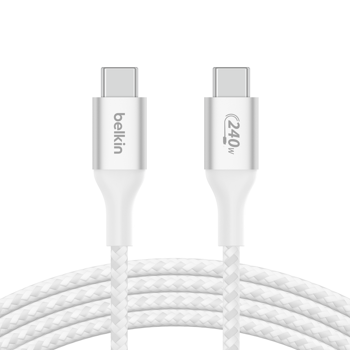 Cable USB-C a USB-C 240W de 2.0 Mt trenzado Belkin
