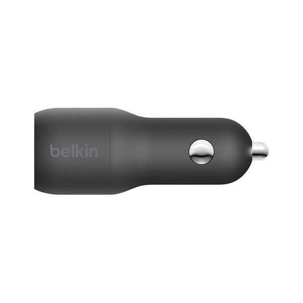Cargador de auto 37W 1xUSB-A 1xUSB-C BoostCharge con cable Lightning Belkin