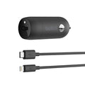 Cargador de auto 20W 1xUSB-C BoostCharge con cable Lightning Belkin