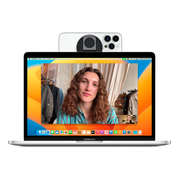 Soporte de Macbook MagSafe clip para iPhone Belkin negro