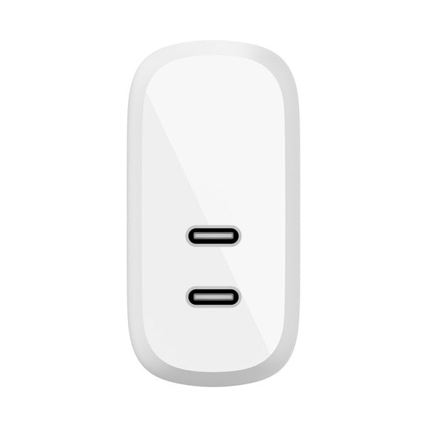 Cargador 40W Max 2x USB-C Belkin blanco