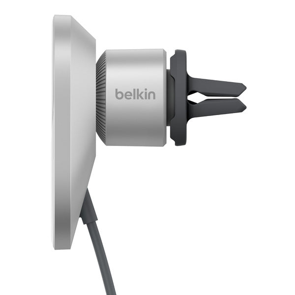 Cargador de auto inalámbrico Qi2 Boostcharge Pro Belkin gris
