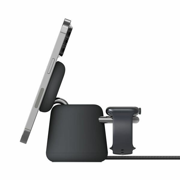 Base de carga 2 en 1 inalambrica Qi2 Belkin
