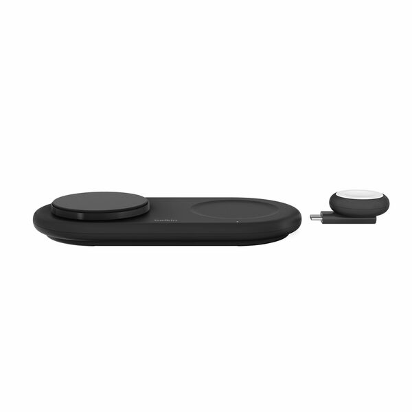 Base de carga 3 en 1 inalambrica plana Qi2 Belkin
