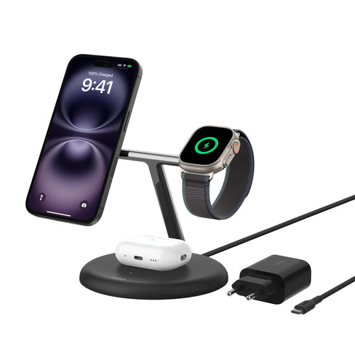 Base de carga 3 en 1 BoostCharge Qi2 15W Belkin