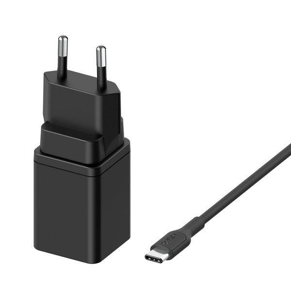 Base de carga 3 en 1 inalambrica plegable de viaje Qi2 Belkin negra