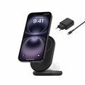 Base de carga 2 en 1 inalambrica plegable Qi2 Belkin negra