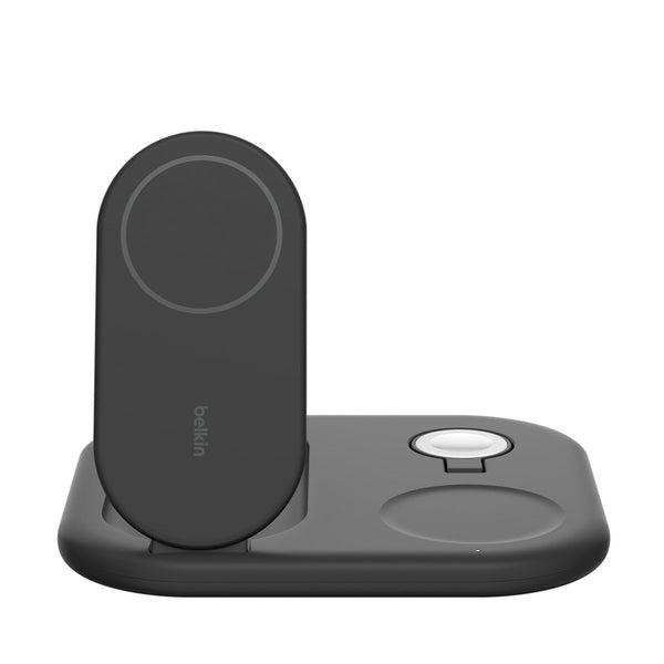 Base de carga 3 en 1 inalámbrica plegable Belkin negra