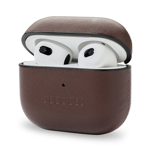 Funda cuero AirCase Lite para AirPods 3 Gen Decoded