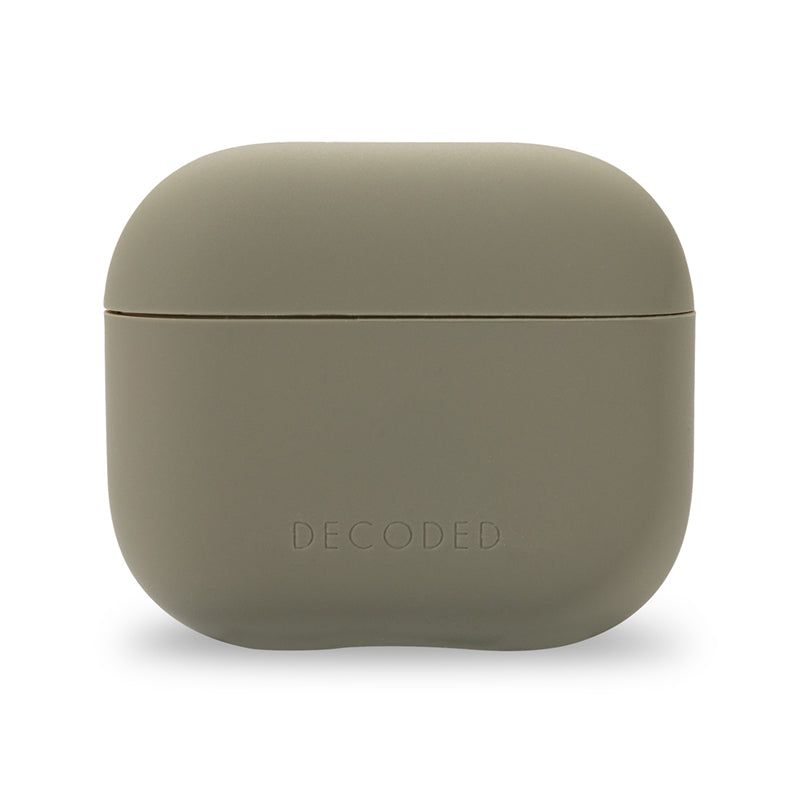 Funda silicona AirCase Lite para AirPods 3 Gen Decoded verde olivo