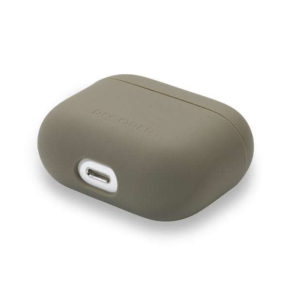 Funda silicona AirCase Lite para AirPods 3 Gen Decoded verde olivo