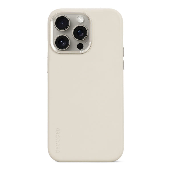 Funda cuero Backcover MagSafe para iPhone 15 Pro Decoded