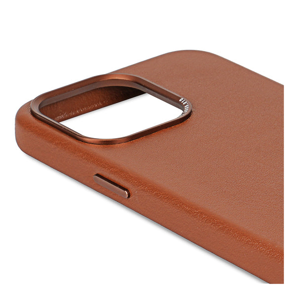 Funda cuero Backcover MagSafe para iPhone 15 Pro Decoded