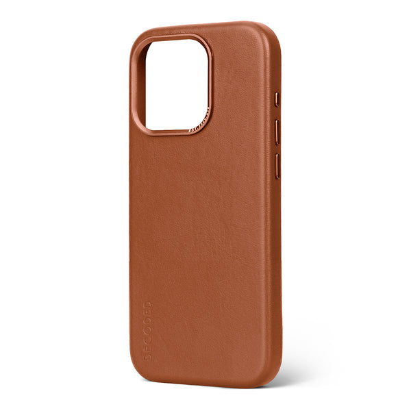 Funda cuero Backcover MagSafe para iPhone 15 Pro Decoded