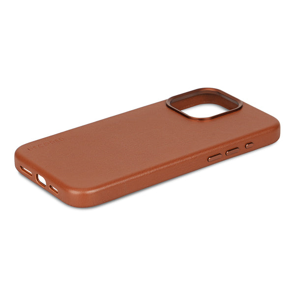 Funda cuero Backcover MagSafe para iPhone 15 Pro Decoded