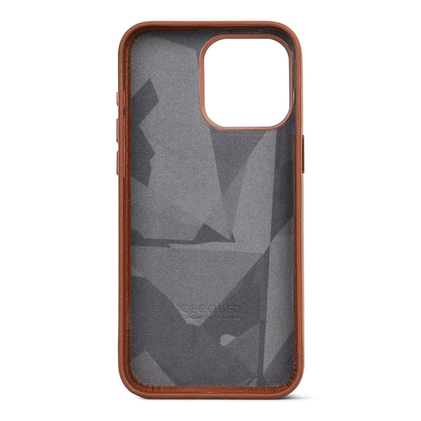 Funda cuero Backcover MagSafe para iPhone 15 Pro Max Decoded