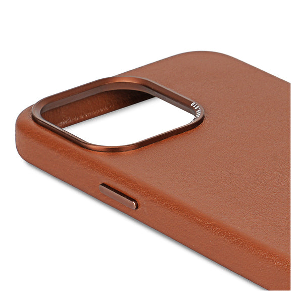Funda cuero Backcover MagSafe para iPhone 15 Pro Max Decoded