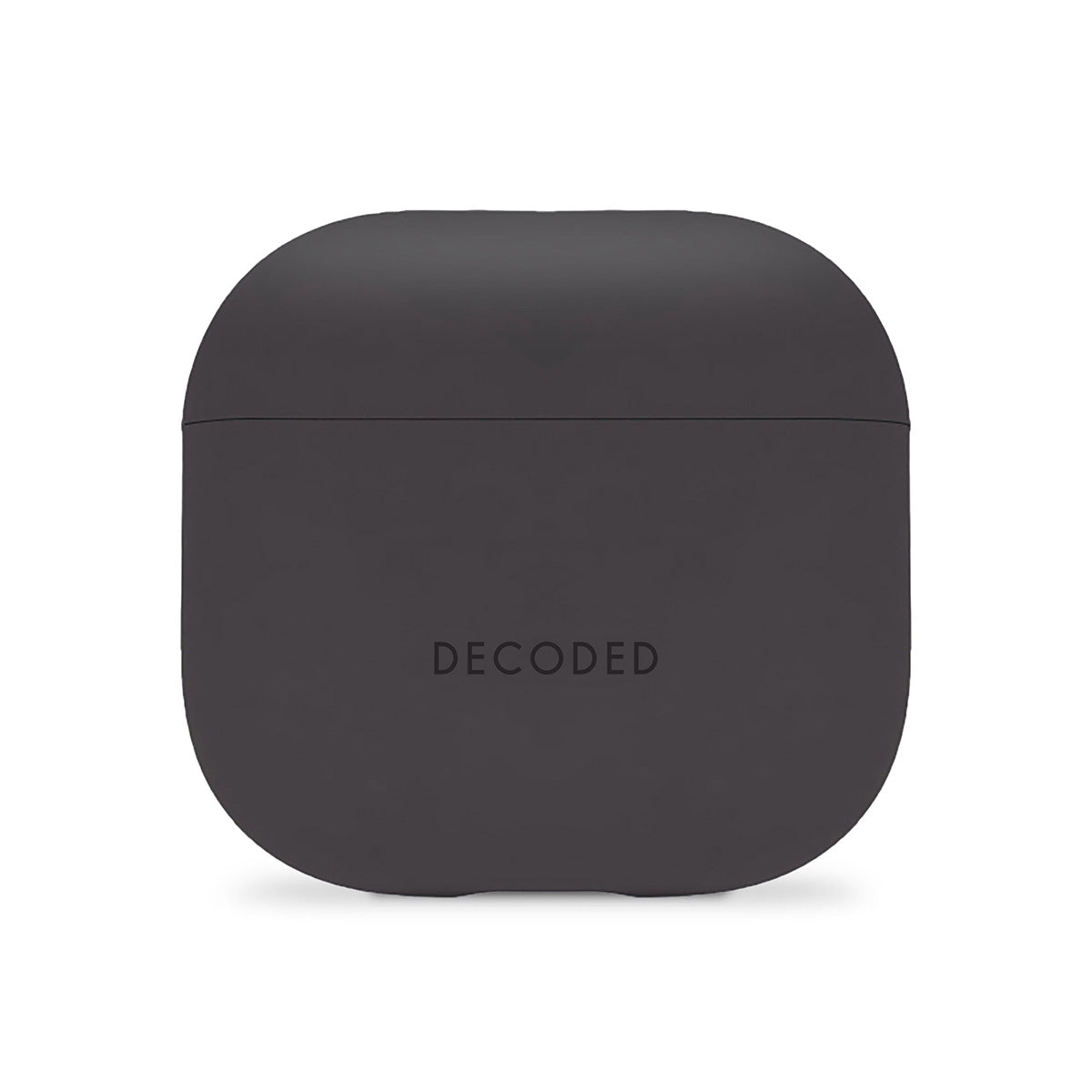 Funda silicona AirCase Pro para Airpods 4 Gen Decoded negra