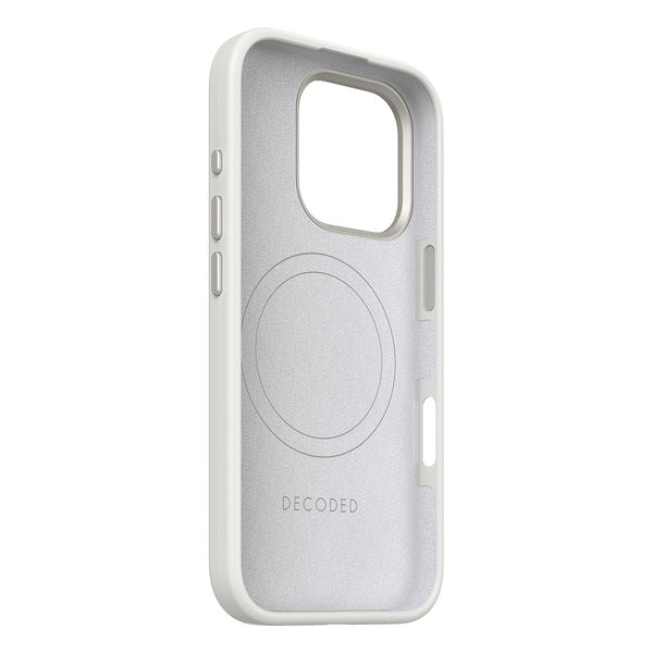 Funda silicona antimicrobial Magsafe para iPhone 16 Pro Decoded