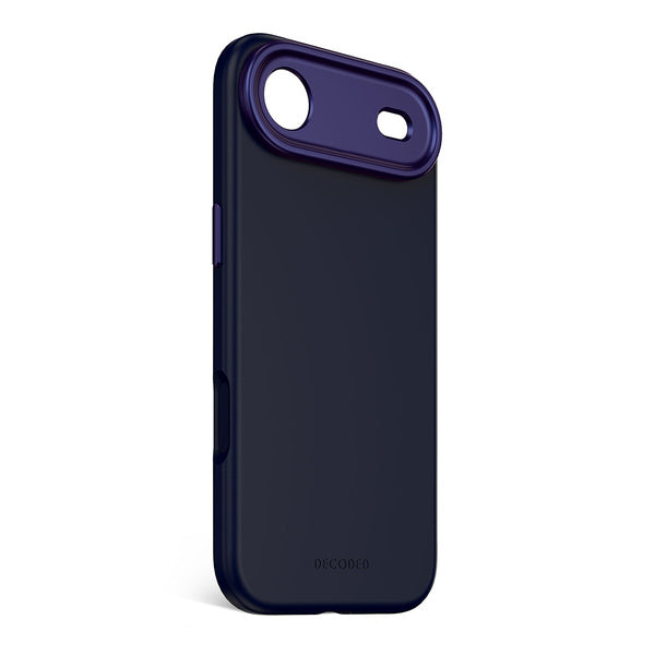 Funda silicona antimicrobiana iPhone 17 Air Decoded azul navy