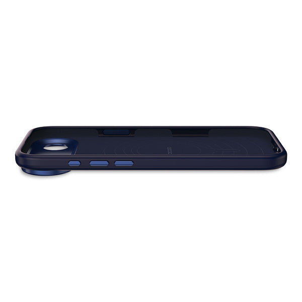 Funda silicona antimicrobiana iPhone 17 Air Decoded azul navy