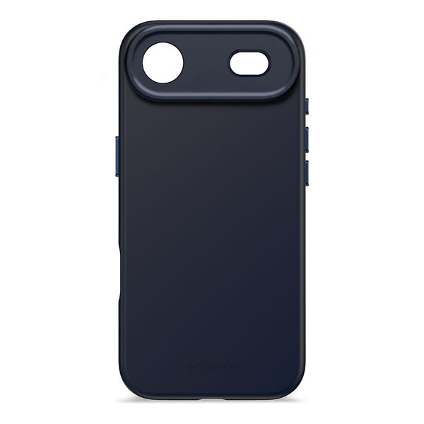 Funda silicona antimicrobiana iPhone 17 Air Decoded azul navy