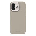 Funda silicona antimicrobiana iPhone 17 Decoded taupe suave