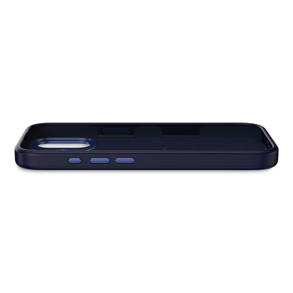 Funda silicona antimicrobiana iPhone 17 Decoded azul marino