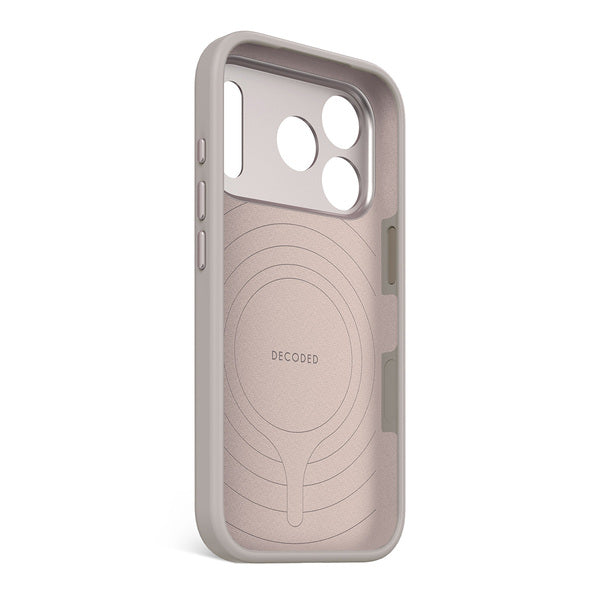 Funda silicona antimicrobiana iPhone 17 Pro Decoded