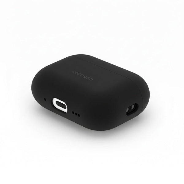 Funda silicona AirCase Pro para Airpods Pro 3 Gen Decoded negro
