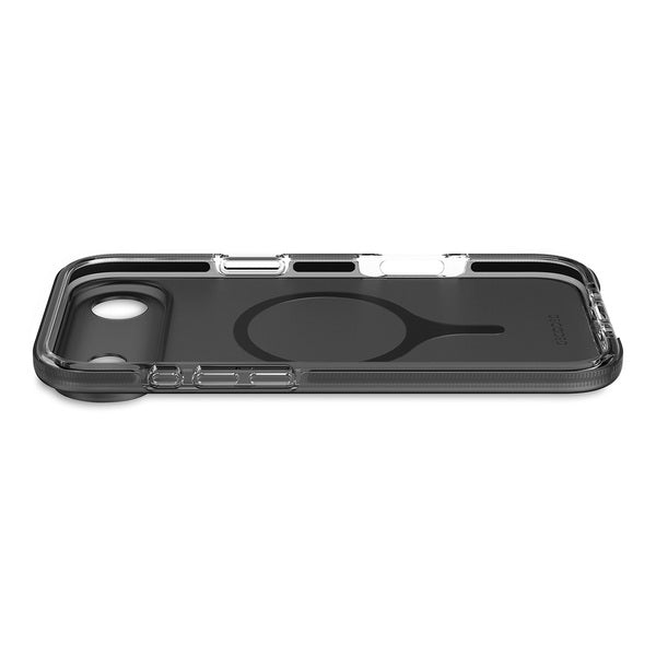 Funda transparente DropTec iPhone 17 Air Decoded negro esmerilado