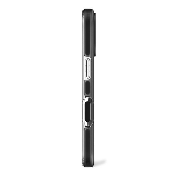 Funda transparente DropTec iPhone 17 Decoded negro esmerilado