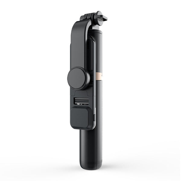Selfie stick con luz LED ajustable y control remoto Dusted negro