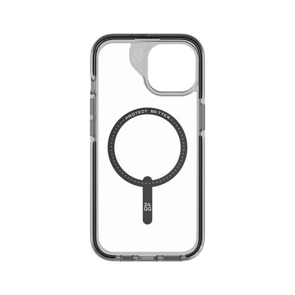 Funda dura Santa Cruz MagSafe para iPhone 15 Zagg negra