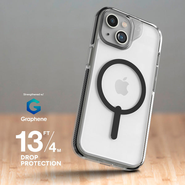 Funda dura Santa Cruz MagSafe para iPhone 15 Zagg negra