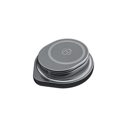 Base de carga 3 en 1 inalámbrica plegable de viaje Gmode gris