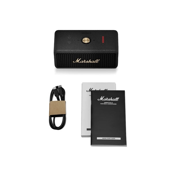 Parlante portátil Emberton III Marshall black & brass