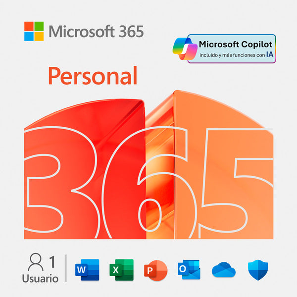 Microsoft 365 Personal ESD impresión (Suscripción por 1 año)