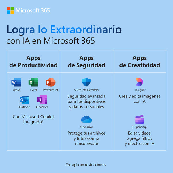 Microsoft 365 Personal ESD impresión (Suscripción por 1 año)