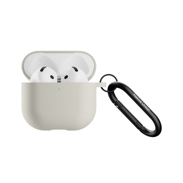 Funda silicona Active para Airpods 4 Native Union arcilla