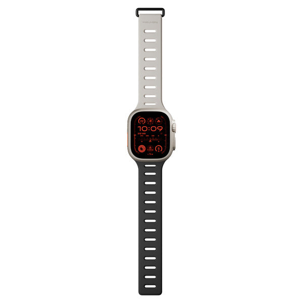 Banda para Apple Watch 44/45/49 mm Active Tracción Magnética Native Union negra/arcilla