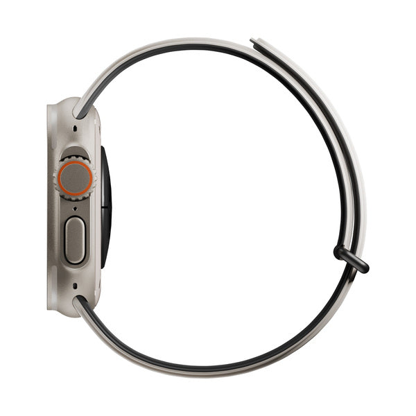 Banda para Apple Watch 44/45/49 mm Active Tracción Magnética Native Union negra/arcilla