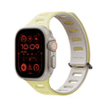 Banda para Apple Watch 44/45/49 mm Active Tracción Magnética Native Union limón/arcilla