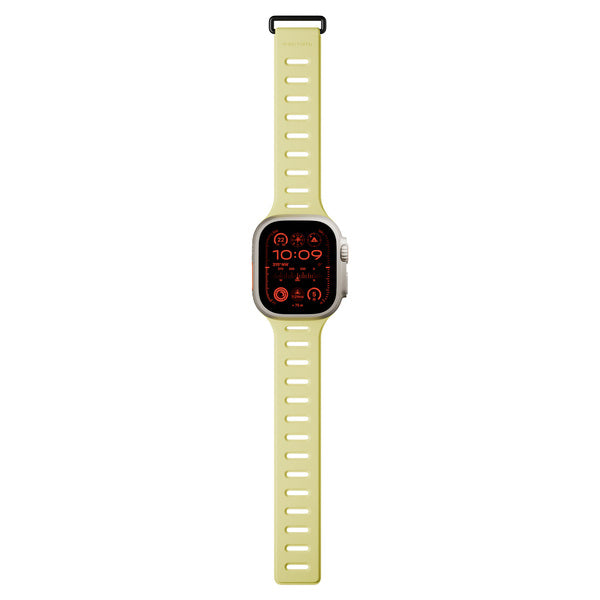 Banda para Apple Watch 44/45/49 mm Active Tracción Magnética Native Union limón/arcilla