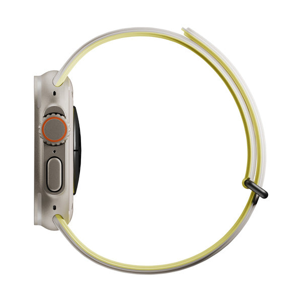 Banda para Apple Watch 44/45/49 mm Active Tracción Magnética Native Union limón/arcilla