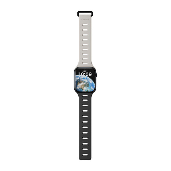 Banda para Apple Watch 38/40/41 mm Active Tracción Magnética Native Union negra/arcilla
